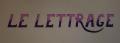 Le lettrage