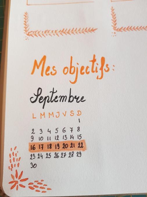 Zoom calendrier